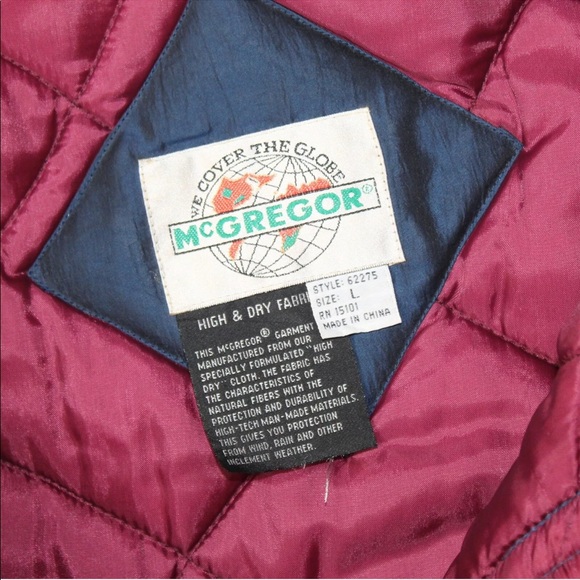 Vintage Retro McGregor Nylon Blend Bomber Jacket - Picture 3 of 5